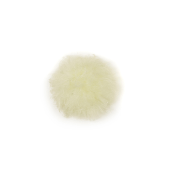 Toft alpaca fur coloured pom pom ruby